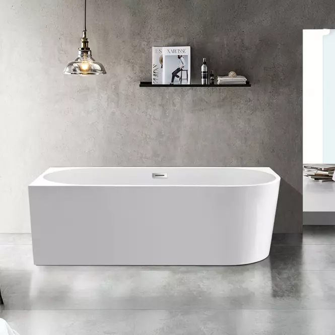 Szabadon álló kád Omega 170x80x58 balos