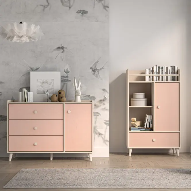 Komód Mevel 05 Sivatagi Homok/Millenial Pink,10
