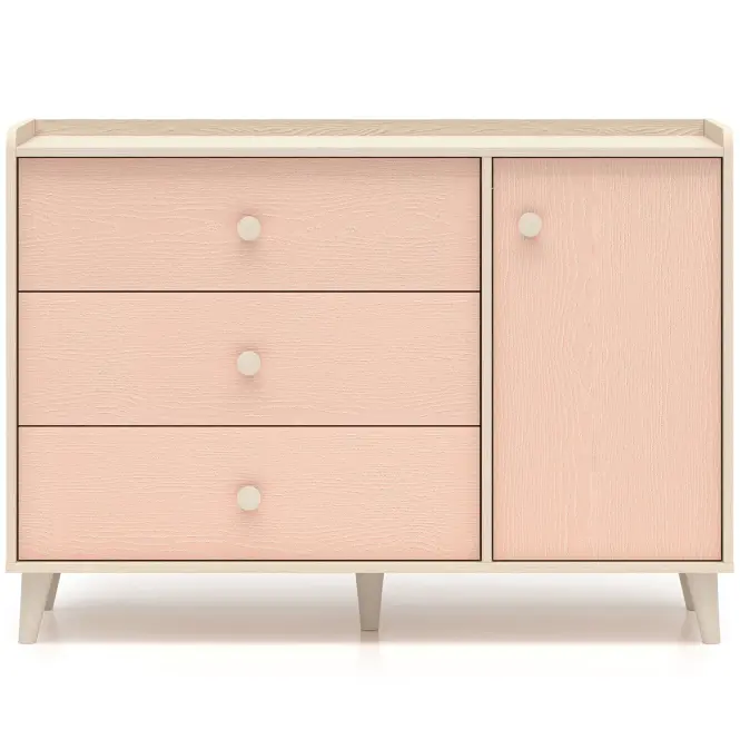 Komód Mevel 05 Sivatagi Homok/Millenial Pink,3
