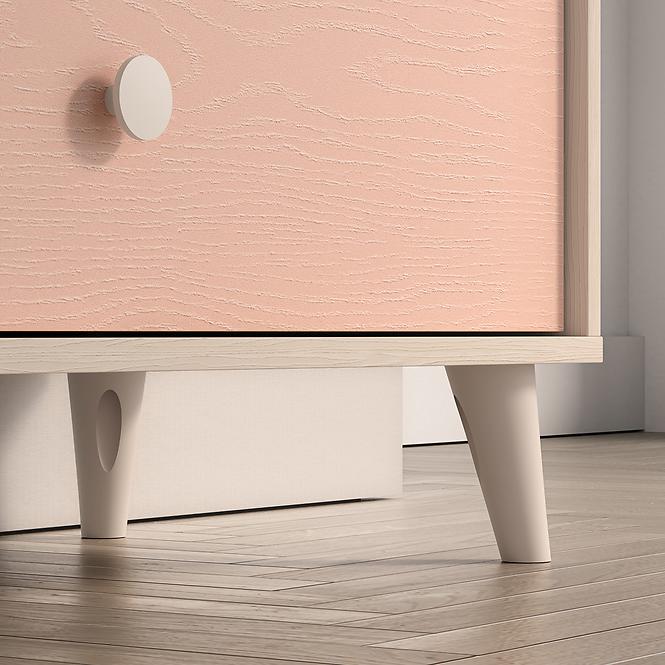 Komód Mevel 06 Sivatagi Homok/Millenial Pink,9