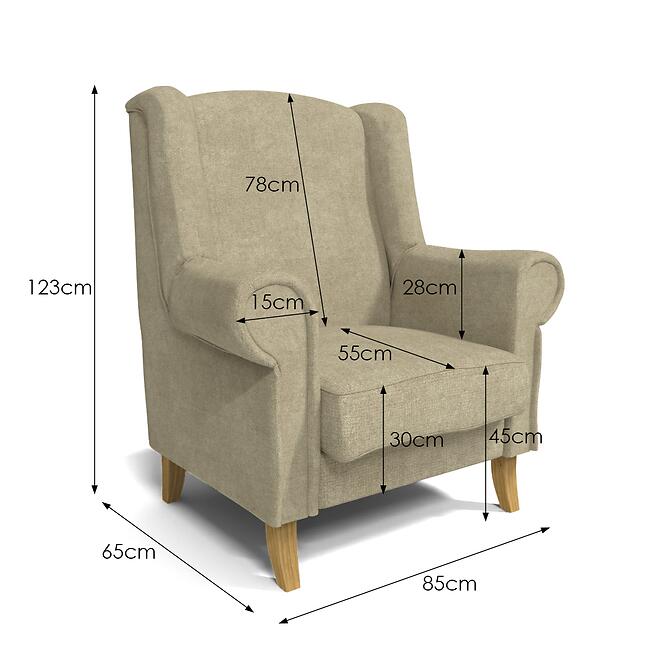 Fotel Lizbona Herbi 55 DR 00/1