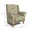 Fotel Lizbona Herbi 55 DR 00/1,6
