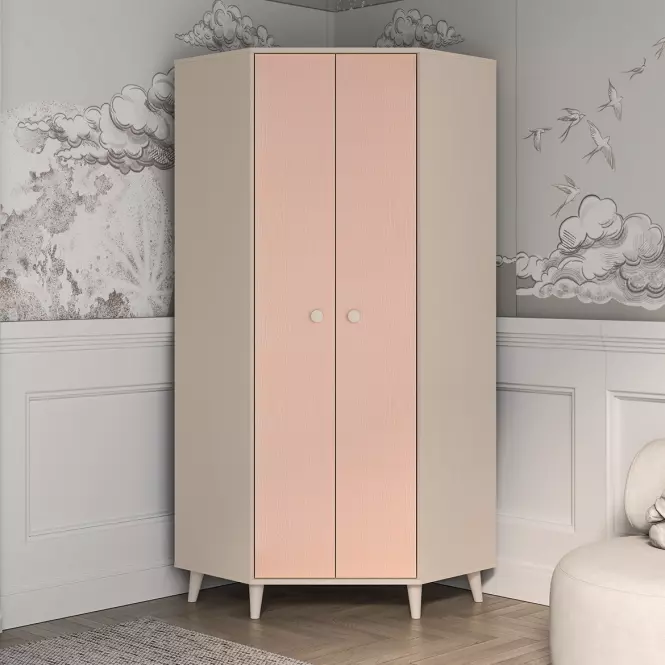 Szekrény  Mevel 01 Sivatagi homok/Millenial Pink