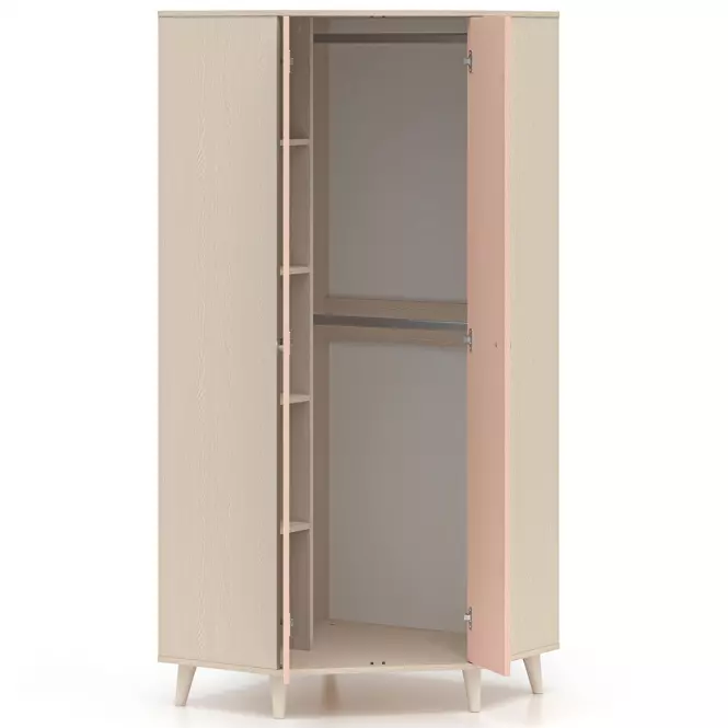 Szekrény  Mevel 01 Sivatagi homok/Millenial Pink