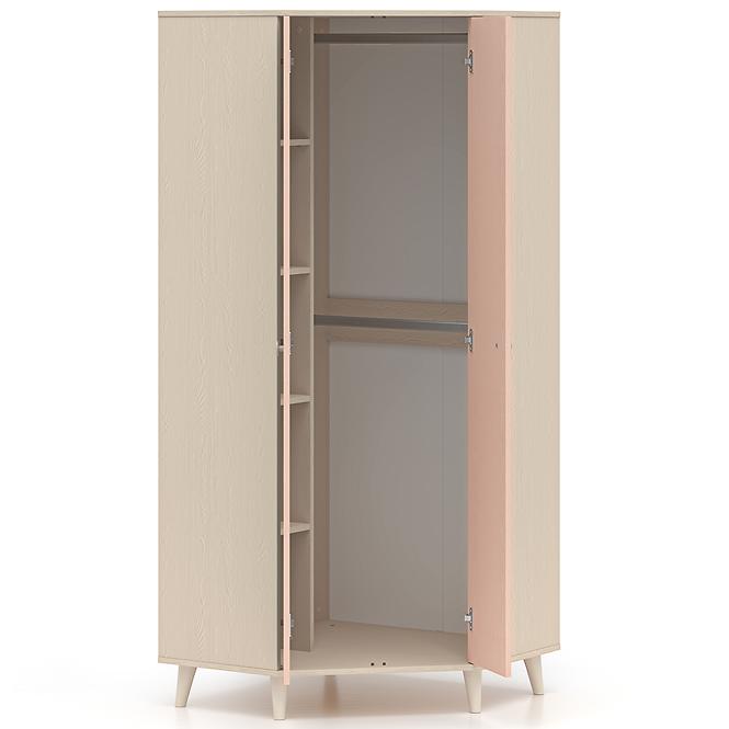 Szekrény  Mevel 01 Sivatagi homok/Millenial Pink