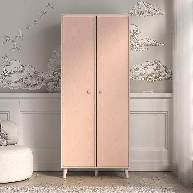 Szekrény Mevel 02 Sivatagi homok/Millenial Pink
