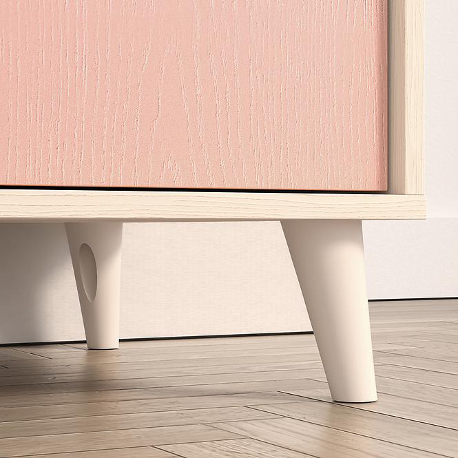 Szekrény Mevel 02 Sivatagi homok/Millenial Pink,8