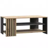 Dohányzóasztal Zaandam 60x110 fekete/artisan