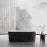 Szabadon álló kád Lux Black 170x80x58