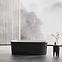 Szabadon álló kád Lux Black 170x80x58
