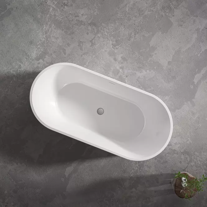 Szabadon álló kád Lux Black 170x80x58