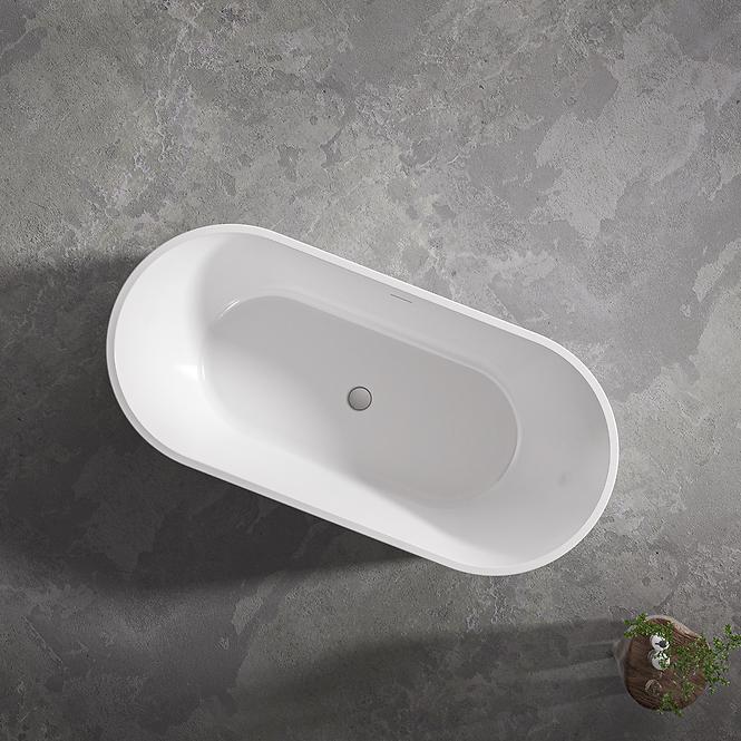 Szabadon álló kád Lux Black 170x80x58