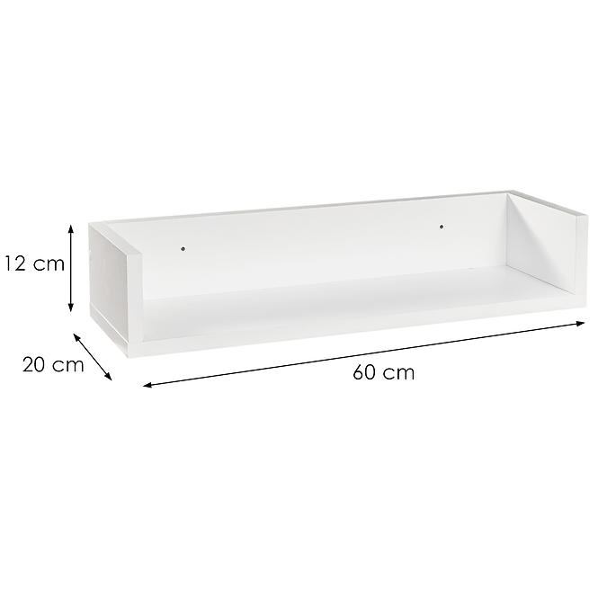 Falipolc 60 Biely Mat