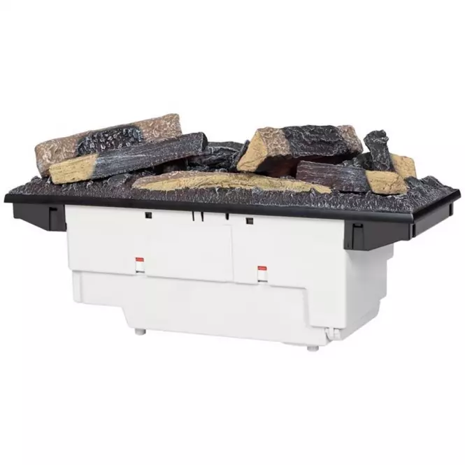 Elektromos kandalló Tecero Cassette 400/600 fényes fehér,3
