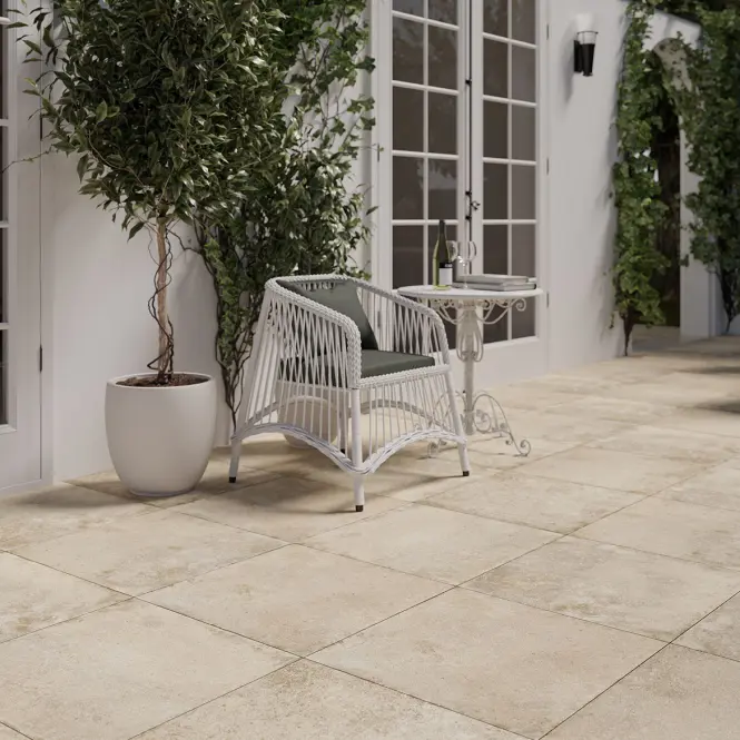 Terasz csempék Toskana Rustic Cream 20 mm 59,3/59,3 Rekt.,7
