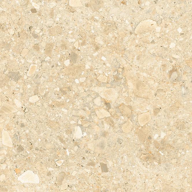 Terasz csempék Terrazzo Stone Warm Beige 20 mm 59,3/59,3 Rekt.