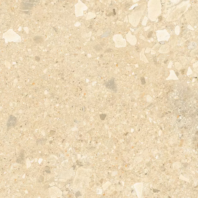 Terasz csempék Terrazzo Stone Warm Beige 20 mm 59,3/59,3 Rekt.
