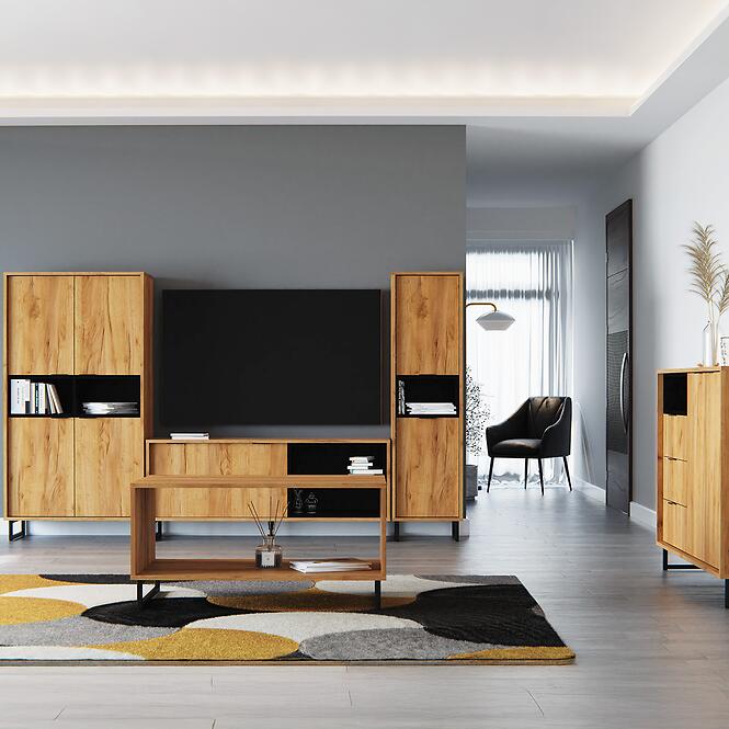 Komód Konor 60 3s D.Craft Aranysárga