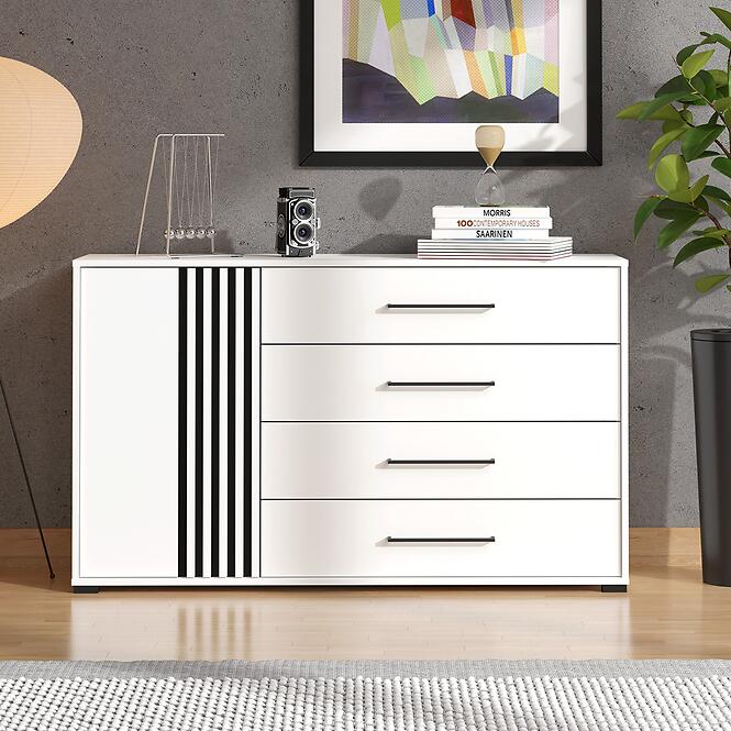 Komód Ascalon 2k4f 135 Fehér 11013853