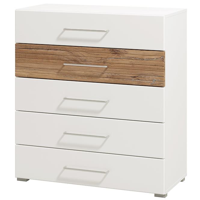 Komoda Masilia 5sz Biała 11012122