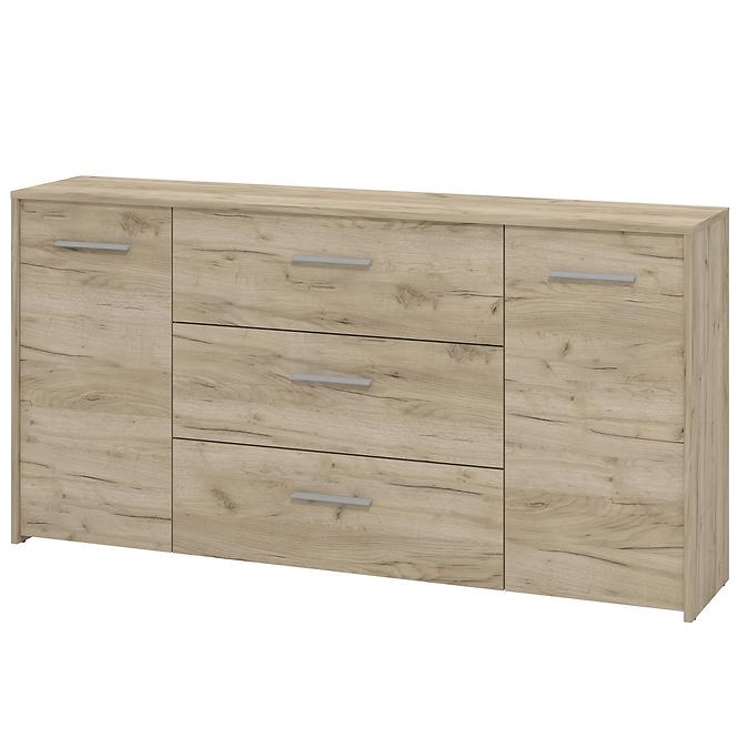 Komoda Garona 3k3f Szary Dąb 11012276