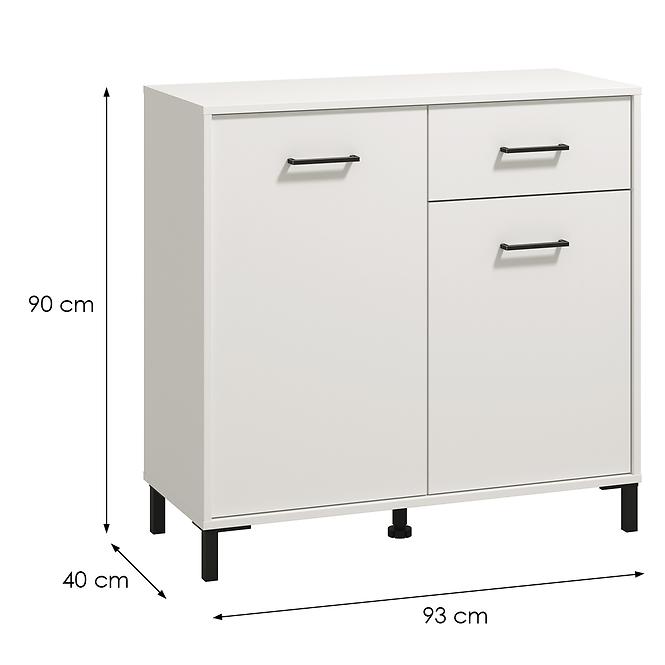 Komoda Vienne 2k1f Biała 11013599