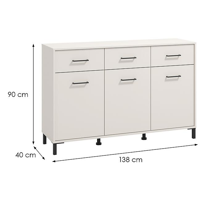 Komód Vienne 3k3f Kasmír 11013865,2