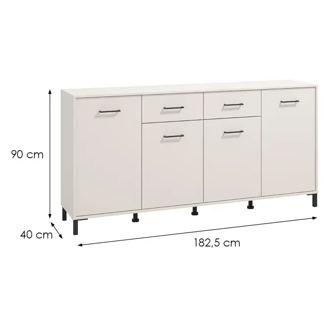 Komód Vienne 4k2f Kasmír 4 11013615