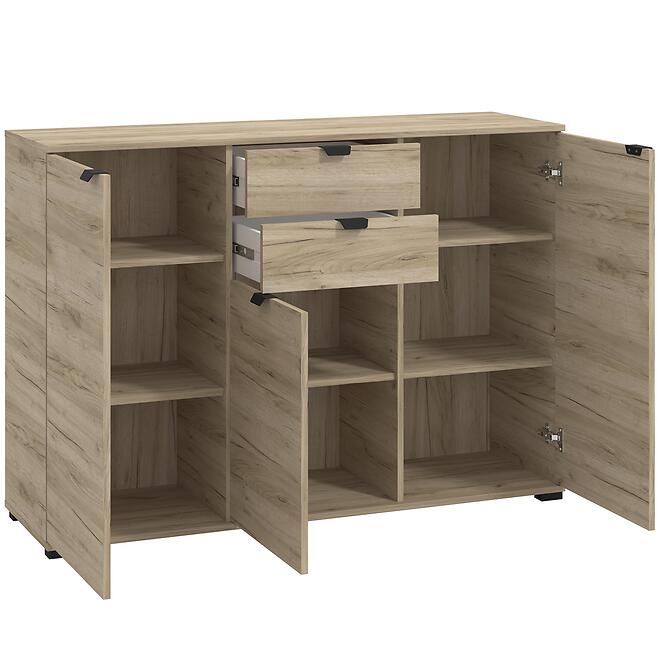 Komód Duerto 3k2f Szürke tölgy 11008303