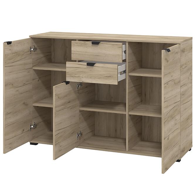 Komód Duerto 3k2f Szürke tölgy 11008303,8