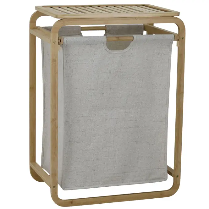 Bambusz állvány tetejével és zsebbel 51x33 h70.