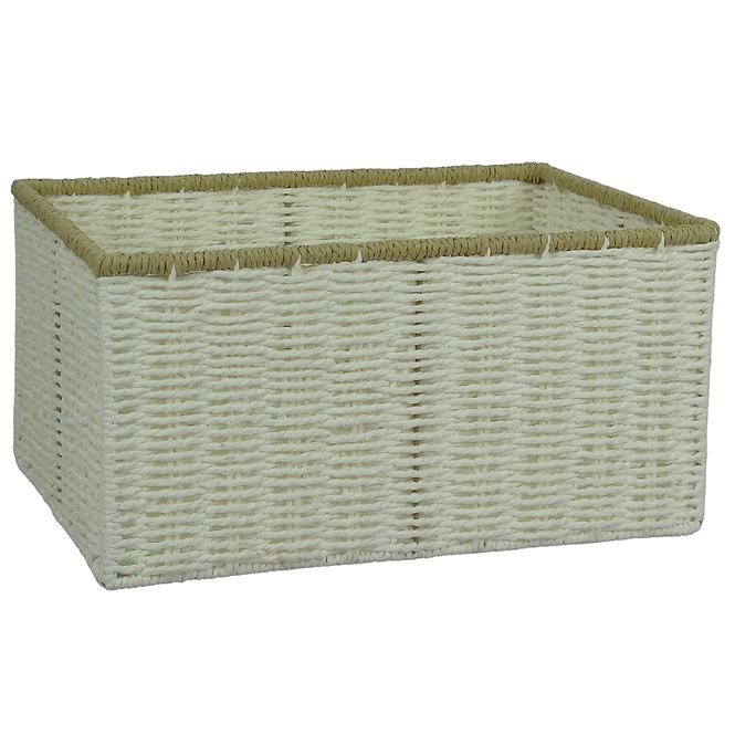 Kosár taupe l 40x30 h20