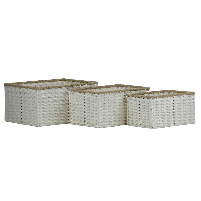Kosár taupe m 35x25 h18