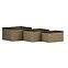 Kosár taupe l 40x30 h20,2