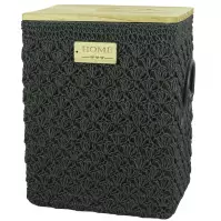 Horgolt téglalap alakú kosár xl.36,5×27,5 h4