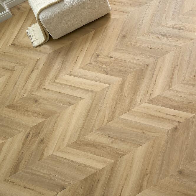 Vinyl padló SPC 91599 tölgy Riverton Chevron 4V 4,5mm 0,3mm,4