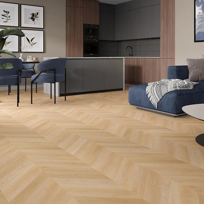 PVinyl padló SPC tölgy Hartford 41822 Chevron 4V 4,5mm 0,3mm