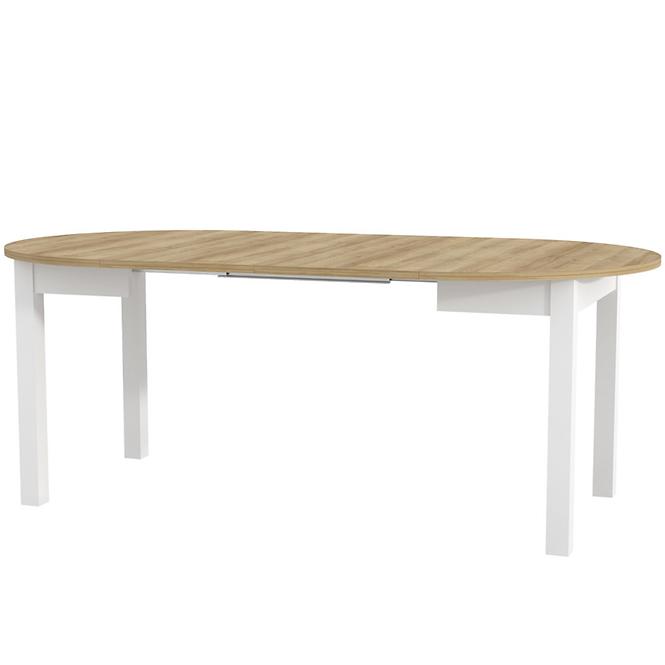 Összecsukható asztal Indus 02 105/240x105cm tölgy riviera/fehér,4
