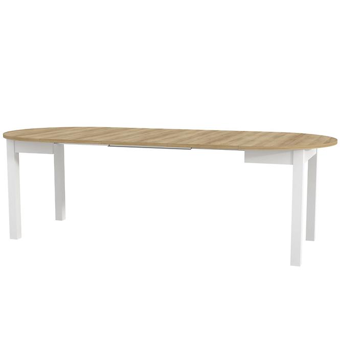 Összecsukható asztal Indus 02 105/240x105cm tölgy riviera/fehér,5