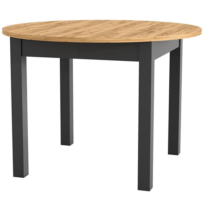 Összecsukható asztal Indus 02 105/240x105cm tölgy craft/fekete