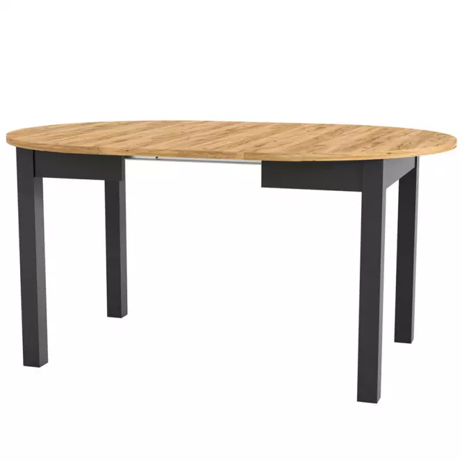 Összecsukható asztal Indus 02 105/240x105cm tölgy craft/fekete