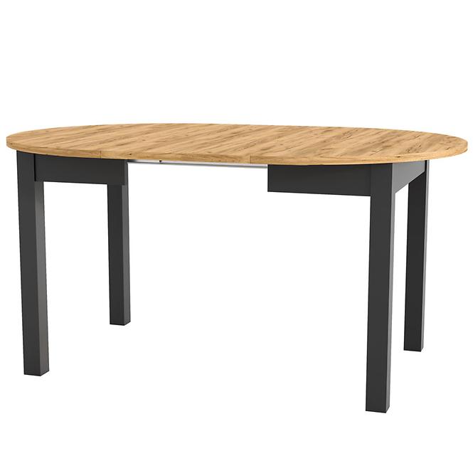 Összecsukható asztal Indus 02 105/240x105cm tölgy craft/fekete