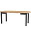 Összecsukható asztal Indus 02 105/240x105cm tölgy craft/fekete,4