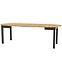 Összecsukható asztal Indus 02 105/240x105cm tölgy craft/fekete,5