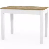 Összecsukható asztal Orion 03 100/160x60cm tölgy riviera/fehér