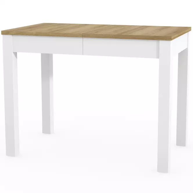 Összecsukható asztal Orion 03 100/160x60cm tölgy riviera/fehér