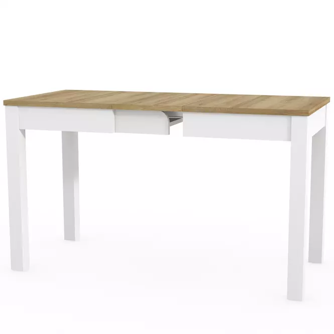 Összecsukható asztal Orion 03 100/160x60cm tölgy riviera/fehér
