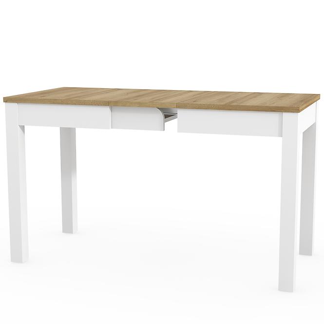 Összecsukható asztal Orion 03 100/160x60cm tölgy riviera/fehér