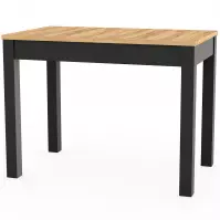 Összecsukható asztal Orion 03 100/160x60cm tölgy craft/fekete