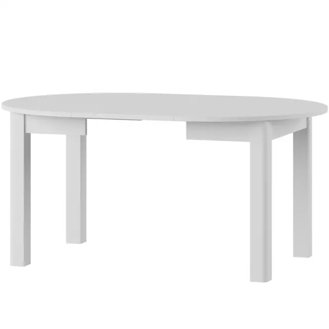 Összecsukható asztal Uran 01 110/160x110cm fehér